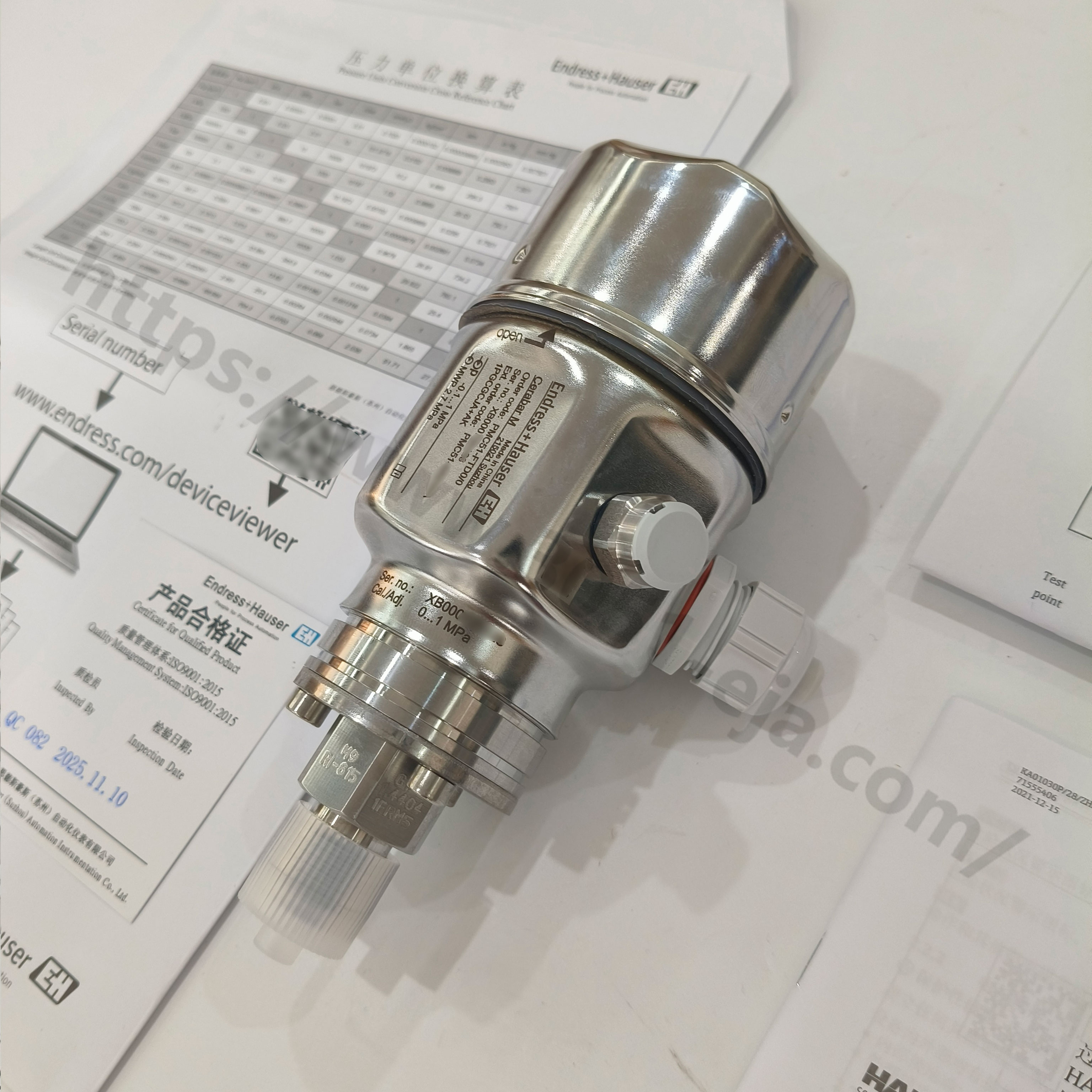 E+H PMC51 不锈钢压力变送器：精准测量的工业利器